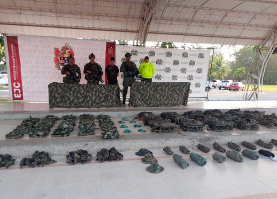 En una ofensiva militar contra el Clan del Golfo, también fue desmantelado un campamento de entrenamiento con capacidad para 20 personas.