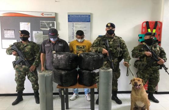 Capturado hombre con 40 kilos de marihuana en Cundinamarca  
