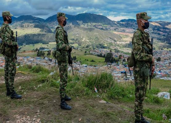 Ejército Nacional recuperó reserva natural en Bogotá