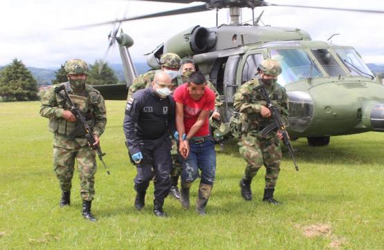 Ejército captura a cabecilla del GAO-r, quien sería responsable de amenazas a población civil en el Cauca