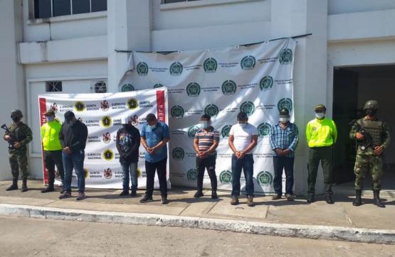 Golpe al GAO Clan del Golfo: seis capturados entre ellos un cabecilla y el segundo al mando, en Santander