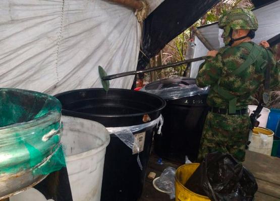 Ejército desmanteló en el Catatumbo complejo cocalero con capacidad de producción semanal de una tonelada