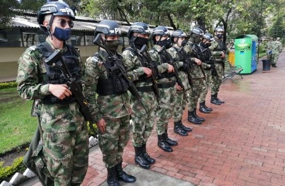 Ejército Nacional apoya dispositivo de prevención y acción contra la covid-19 en Bogotá