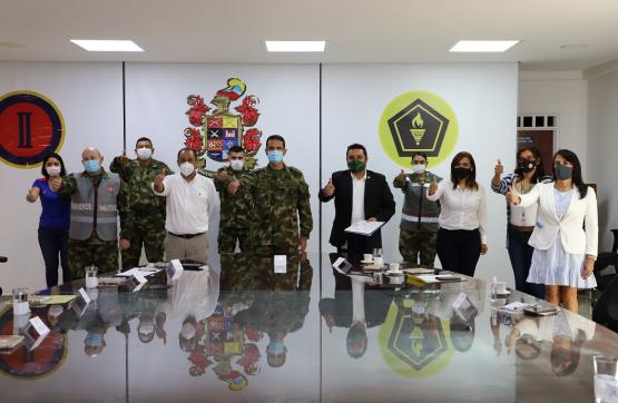 Alianza estratégica ambiental entre el Ejército Nacional y la Corporación Autónoma Regional de Santander