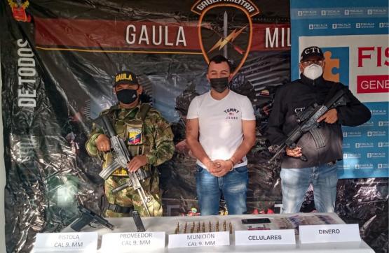 Ejército Nacional capturó a cabecilla urbano y de finanzas del GAO Los Caparros