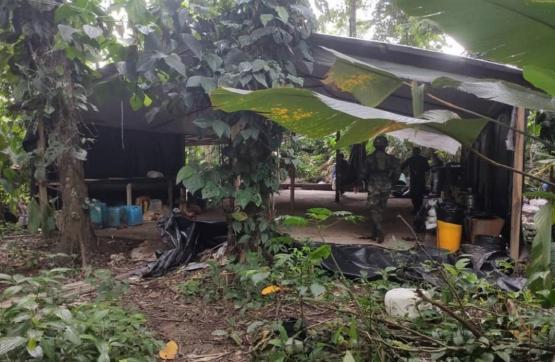 Desmantelado laboratorio para el procesamiento de sustancias ilícitas en el sur de Bolívar