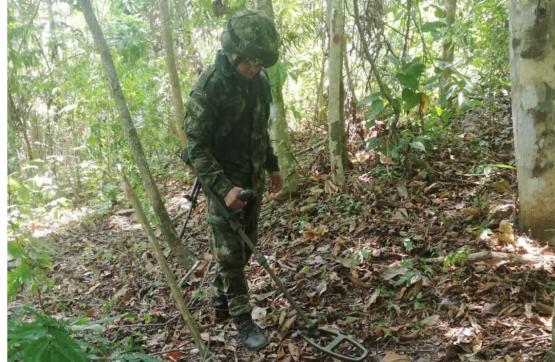 Ejército Nacional ubica artefacto explosivo improvisado en El Catatumbo 