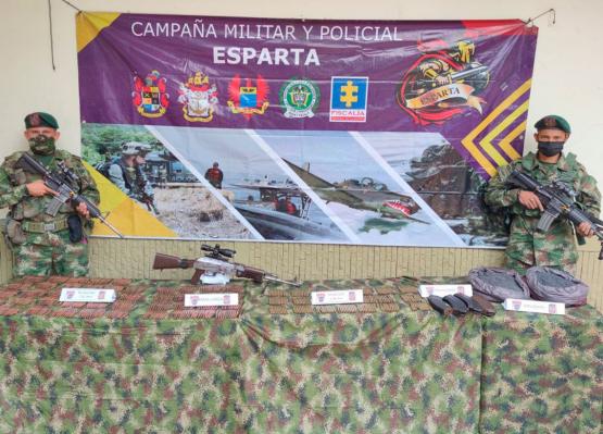 Desmantelado depósito ilegal de armamento en El Catatumbo 