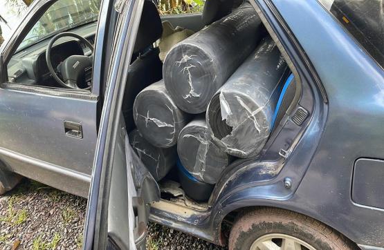 Sobre la vía antigua en Villavicencio decomisan más de 200 kilogramos de marihuana