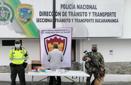 Soldados del Ejército lograron la incautación de más de 4.900 gramos de cocaína en Santander