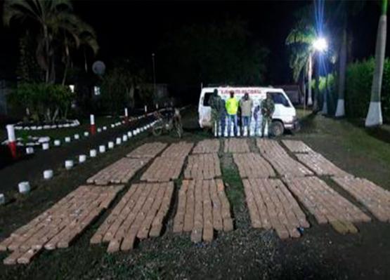 Ejército Nacional incautó 982 kilogramos de marihuana en Villa Rica, Cauca
