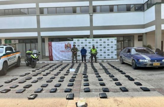 Ejército captura a sujeto que transportaba más de 120 kilos de marihuana en las vías de Caquetá
