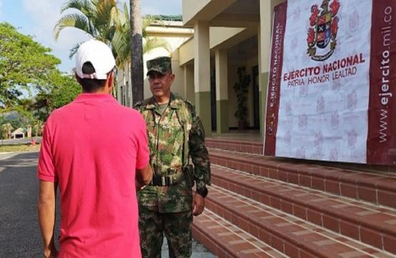 Integrante de GAO residual se sometió a la justicia ante tropas del Ejército Nacional