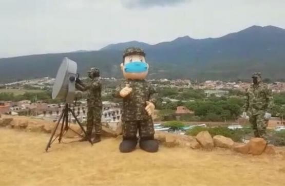 Ejército realiza campaña de prevención contra Covid-19 en Norte de Santandereanas