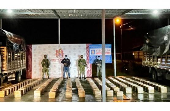 Capturados 2 integrantes del GAO residual ‘Franco Benavides’ con una tonelada de clorhidrato de cocaína