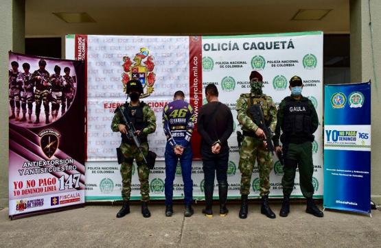 Ejército Nacional captura dos presuntos integrantes del GAO-r E. Carolina Ramírez por extorsión