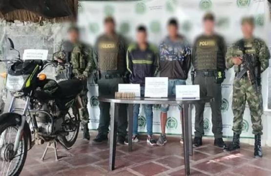 Capturados dos sujetos que estarían implicados en combate con miembros del Gaula Militar de la Armada Nacional