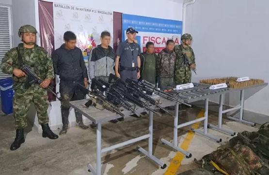 Tras combates el Ejército Nacional captura 7 integrantes del GAO residual autodenominado Comandos de Frontera