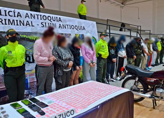 Capturados 21 integrantes del GDO Los Pamplonas, en Rionegro, Antioquia