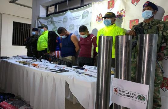 Fuerzas Militares y Policía capturan tres presuntos integrantes del ELN en Norte de Santander