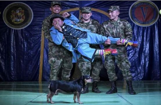 Daniel Borja o ‘Cascabelín’, el hombre que el Ejército Nacional acogió en su circo militar