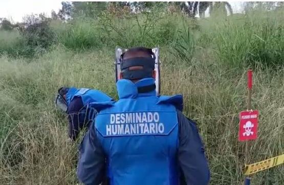 En Apartadó, Antioquia, continúan operaciones de desminado humanitario