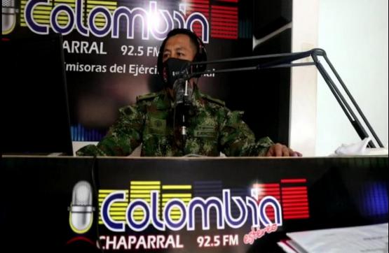 Ejército Nacional lleva clases académicas a través de la radio a niños del Cañón de Las Hermosas