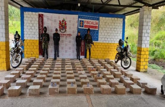 En una vivienda de Ipiales fue encontrado depósito ilegal con cocaína avaluada en más de 3.000 millones de pesos