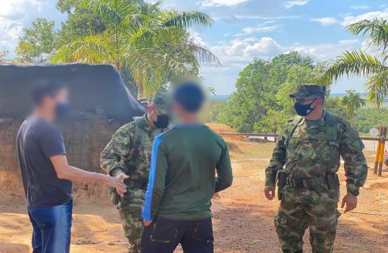 Gracias a la presión del Ejército, dos integrantes del GAO ELN se entregaron de manera voluntaria