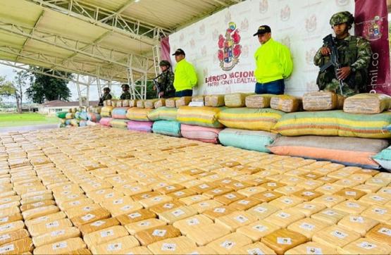 Duro golpe a las finanzas del narcotráfico en el Cauca con la incautación de más de dos toneladas de marihuana