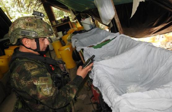 Dos toneladas y media de clorhidrato de cocaína fueron incautadas en operación de interdicción de las Fuerzas Militares en Antioquia