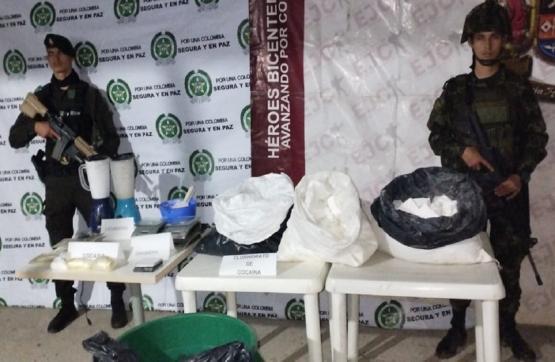 En Puerto Lleras, Meta, incautada más de media tonelada de clorhidrato de cocaína al GAO Clan del Golfo