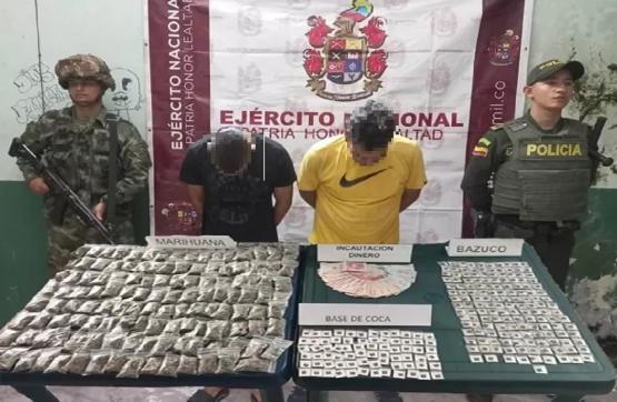 5.000 gramos de estupefacientes fueron incautados por el Ejército Nacional en Mariquita