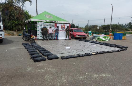 Ejército Nacional incautó media tonelada de marihuana en Caloto, Cauca