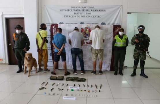 Autoridades intervinieron sectores de Bucaramanga, Santander, en la lucha contra el microtráfico y otros delitos