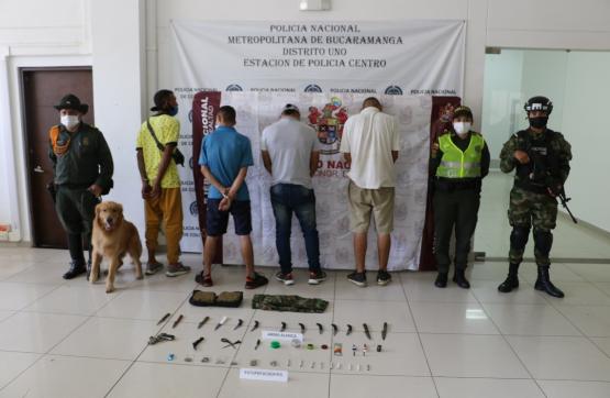 Autoridades intervinieron sectores de Bucaramanga, Santander, en la lucha contra el microtráfico y otros delitos