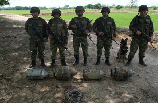 Ejército Nacional neutraliza 4 artefactos explosivos en una vía de Cúcuta con Puerto Santander