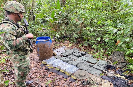 Soldados del Ejército Nacional, neutralizan acciones terroristas en El Guaviare