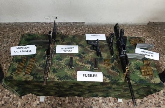 Dos presuntos integrantes del ELN murieron en desarrollo de operaciones militares, en el Valle del Cauca
