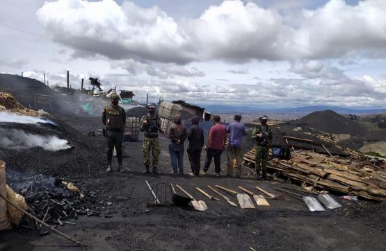  Ejército Nacional y Policía propinan golpe a la minería ilegal en Cundinamarca