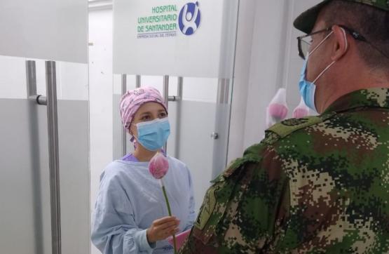 Celebración del Día Internacional de la Mujer, exaltando labor de personal de salud y de las mujeres en general
