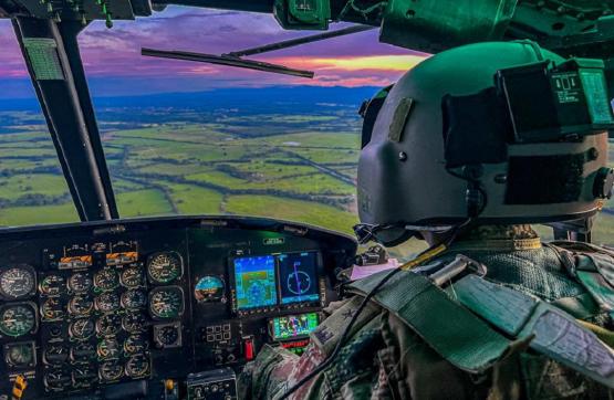 Tropas de la Cuarta División del Ejército Nacional trabajan por la seguridad del suroriente del país