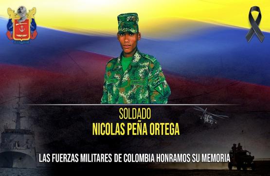 Soldado del Ejército Nacional Nicolás Peña Ortega