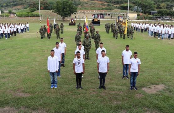 416 Soldados del Ejército Nacional culminaron su servicio militar cumpliéndole al país