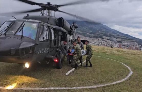 Fuerzas Militares evacuan a dos personas heridas por artefactos explosivos en Nariño