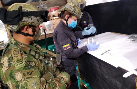 Ejército Nacional neutraliza dos laboratorios para el procesamiento de clorhidrato de cocaína en Nariño