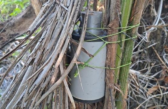  Ejército Nacional ubica y destruye minas antipersonal en Arauquita, Arauca