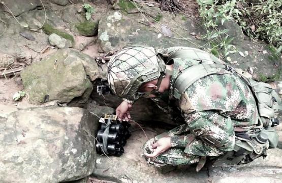 23 minas antipersonales fueron ubicadas por el Ejército en área rural del Zulia, Norte de Santander