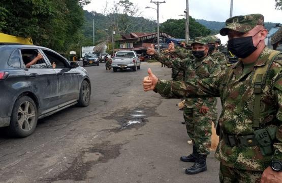 Más de 400 soldados de la Sexta División garantizarán la seguridad en las vías de la amazonía colombiana