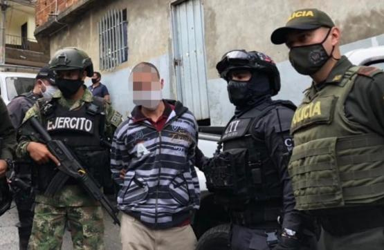 Ejército Nacional, Policía y Fiscalía, capturan a alias Tierra, sindicado de importantes delitos en Medellín